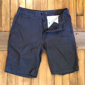 Old Navy Flat Front Shorts Men 30 Dark Grey